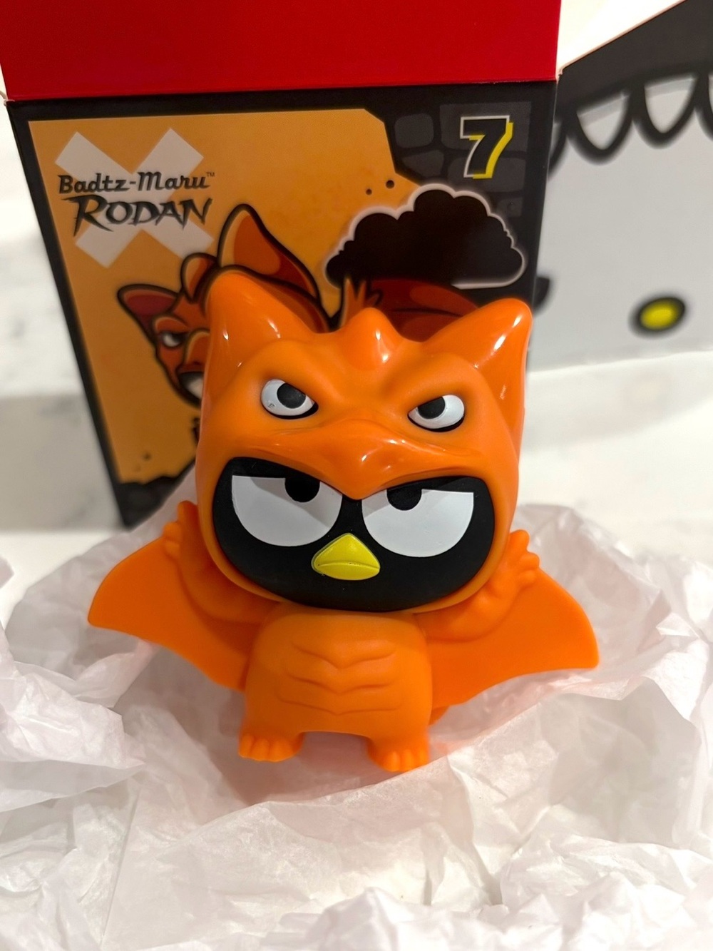 McDonald’s - Sanrio x Godzilla Badtz-Maru Rodan #7 Happy Meal Toy 🖤🔥